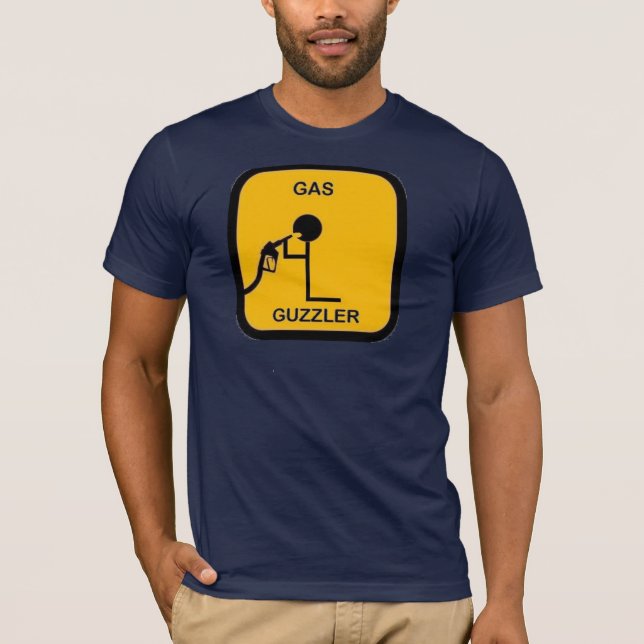 T-shirt Gros buveur de gaz (Devant)