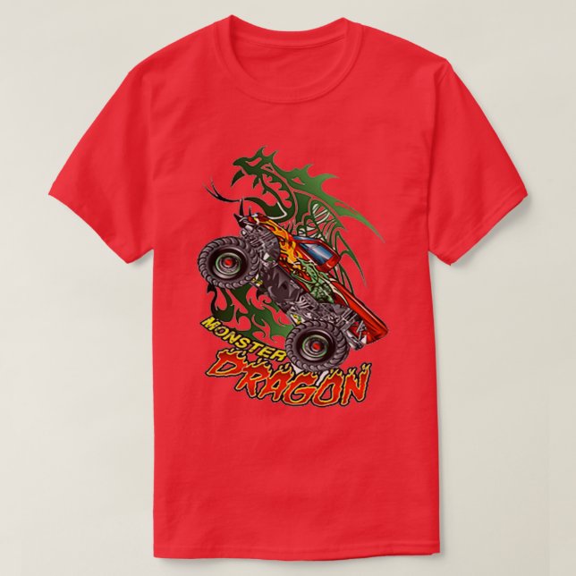 T-shirt gros camion de course 2 (Design devant)