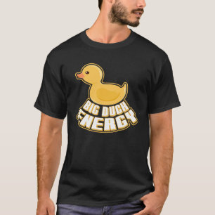 T-shirt Gros Canard Énergie Jaune Caoutchouc Canard Caoutc