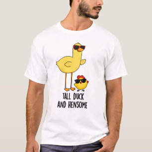 T-shirt Gros Canard Et Hensome Drôle Animal Pun
