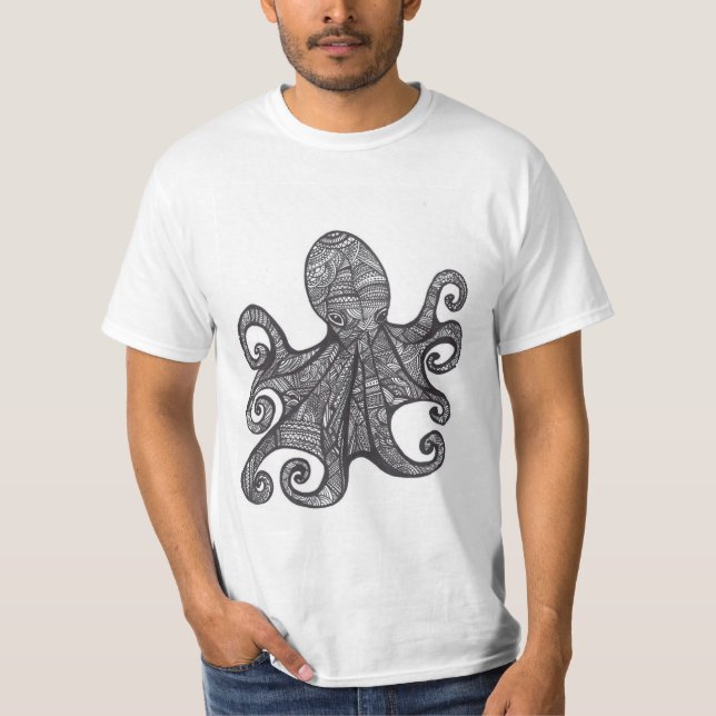 T-shirt Gros caractères d'OctoZen (Devant)