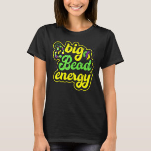 T-shirt Gros Carnaval d'énergie perlée drôle Vintage Mardi