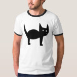 T-shirt Gros chat noir<br><div class="desc">Une chemise avec des oeuvres d'art de Jad Fair</div>