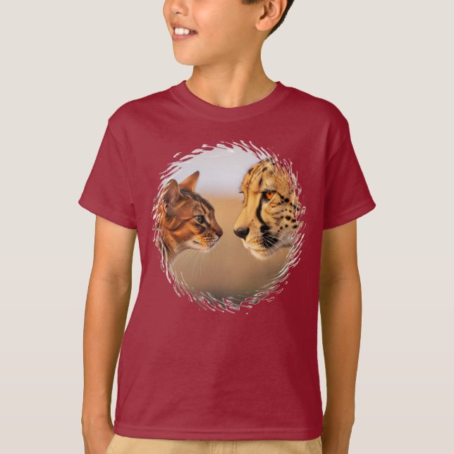 T-shirt Gros chat, Petit chat ! (Devant)