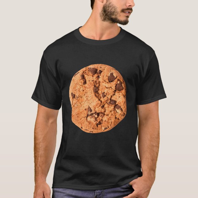 T-shirt Gros Cookie De Chip Chocolat Pour Anniversaire, Co (Devant)