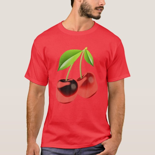 T-shirt Gros Costume Cerise Awesome (Devant)