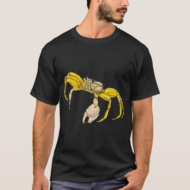 T-shirt Gros crabe jaune (Devant)