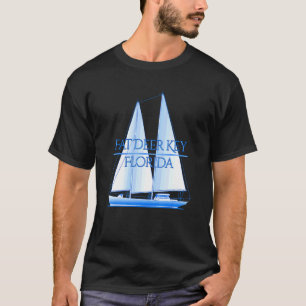 T-shirt Gros Deer Key Floride Côtier Voile nautique