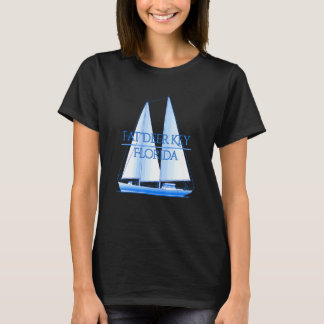 T-shirt Gros Deer Key Floride Côtier Voile nautique