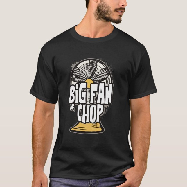 T-shirt Gros fan de flic, drôle (Devant)