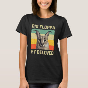 T-shirt Gros Floppa Mon Memé Adoré Rétro Chat Caracal Mign