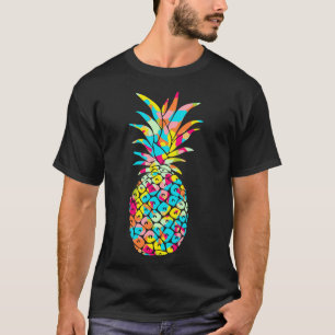 T-shirt Gros Fruit Coloré Ananas Fun Fun Tropical Fruit Su