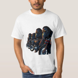 T-shirt Gros Gang De Biker Gorilla