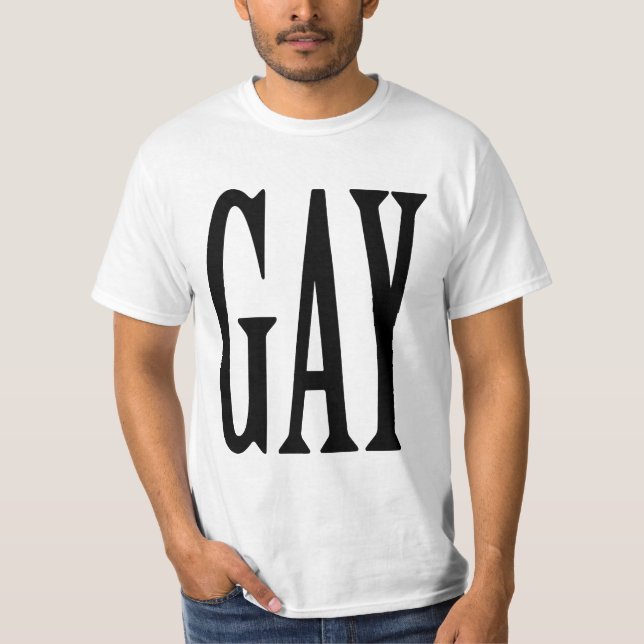 T-SHIRT GROS GAY (Devant)