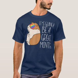 T-shirt Gros Guinée Pig LGBTQ Stups Gay pride Mois Son Gui