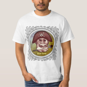 T-shirt Gros mauvais pirate de singe