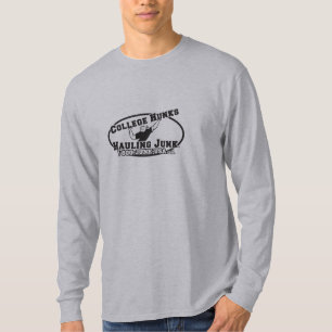 T-shirt Gros morceaux d'université transportant l'ordure