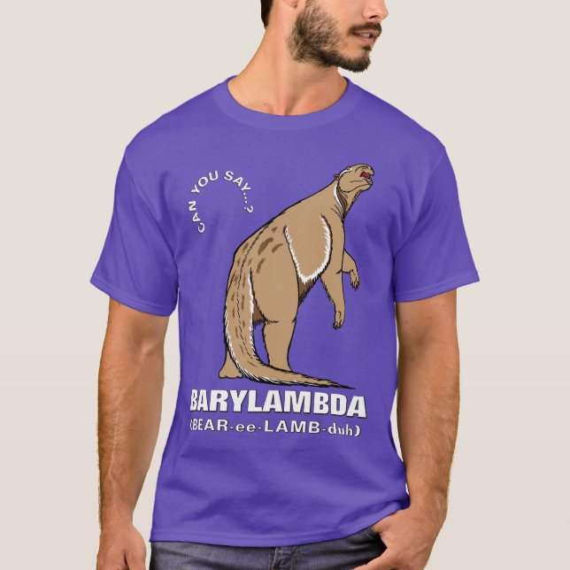 T-shirt Gros noms disparus (#2) : Barylambda (Devant)