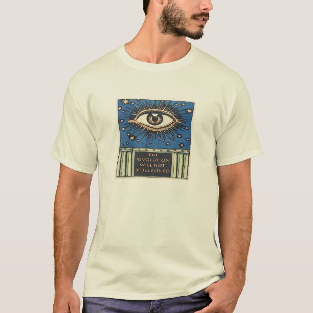 T-shirt Gros Oeil, Scène, Révolution Pas Télévisée (Devant)