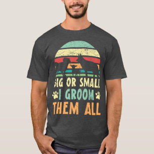 T-shirt Gros Ou Petits Je Les Groom Tous Les Animaux Styli