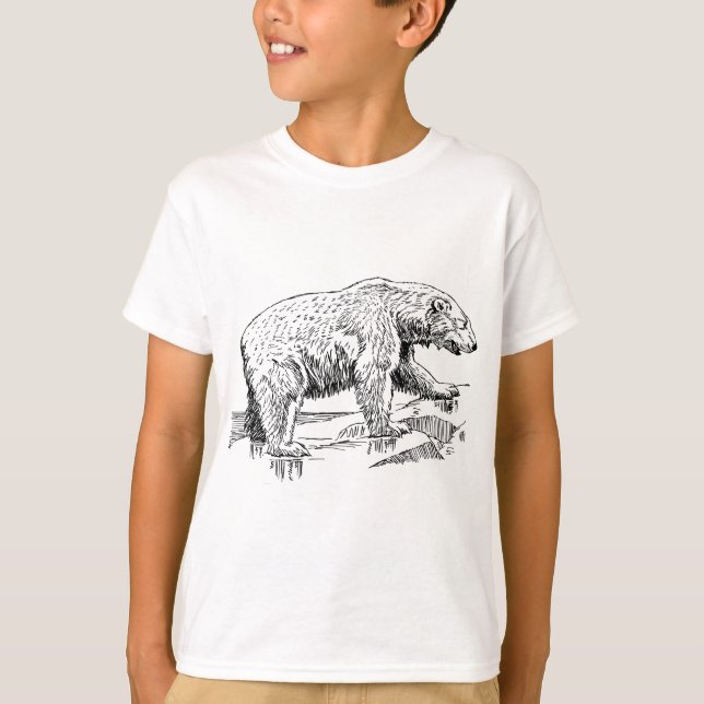 T-shirt Gros Ours Brun (Devant)