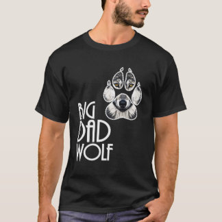 T-shirt Gros Papa Wolf Funny Père Wolf Pun Nouveauté