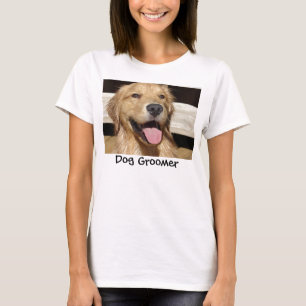 T-shirt Gros plan de Golden Retriever