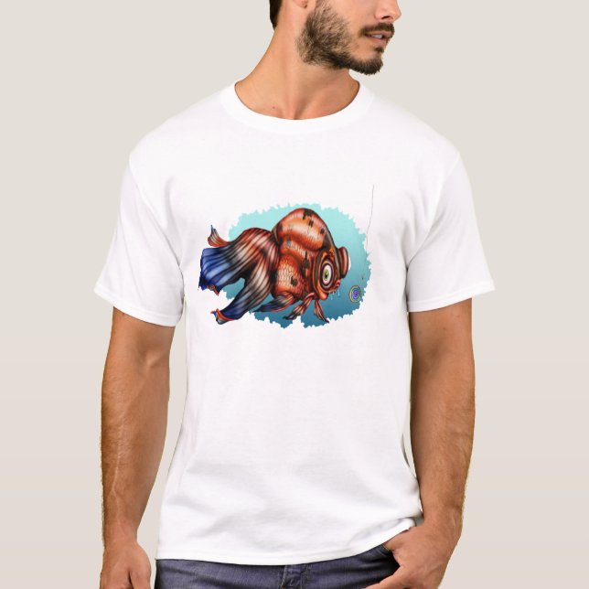 T-shirt Gros poisson rouge (Devant)