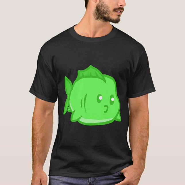T-shirt Gros Poisson Vert (Devant)