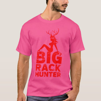 T-shirt Gros Rack Deer Hunter Shirt Funny Pro Hunters Gi