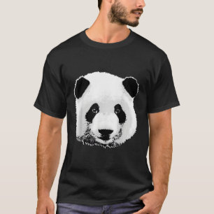 T-shirt Gros Visage Panda Animal