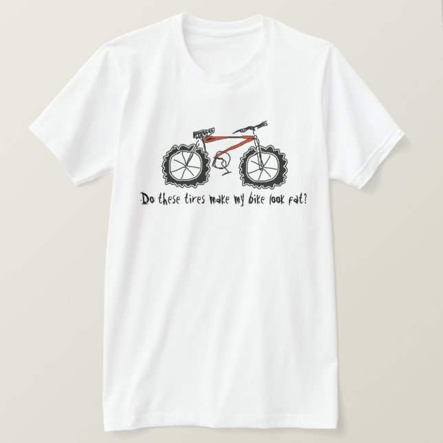T-shirt Grosse chemise de vélo (Design devant)