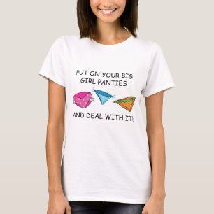 T-shirt Grosse culotte de filles