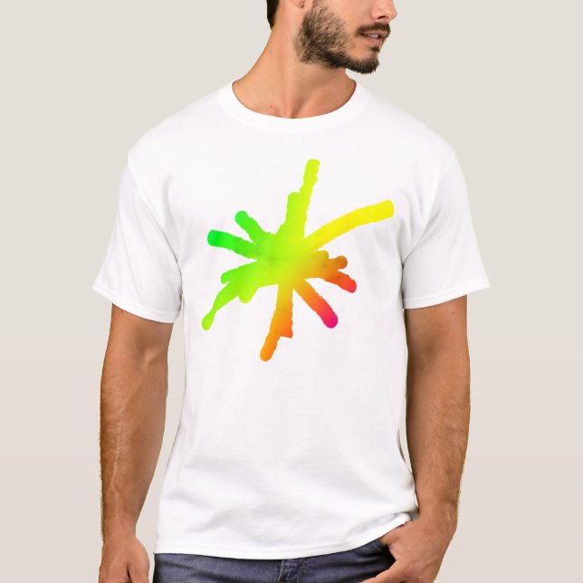 T-shirt Grosse Étincelle - Effet Tie-Dye (Devant)