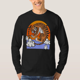T-shirt Grosse faune de chat de Tigre rétro