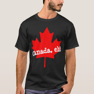 T-shirt Grosse feuille d'érable rouge Canada hein!