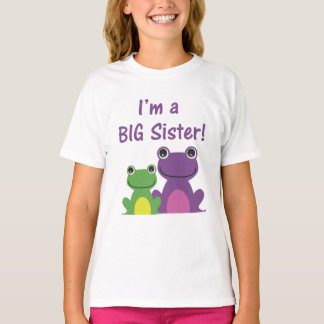 T-shirt Grosse grenouille T frère (violet/vert)