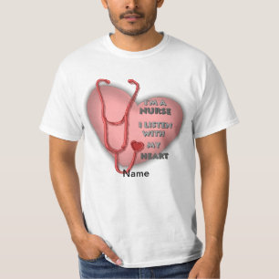 T-shirt Grosse infirmière au coeur rouge