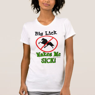T-shirt Grosse Lick Me Fait MALADE ! avec le symbole BL Ba