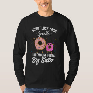 T-shirt Grosse Soeur Grossesse Faire-part Bébé Fille Genre