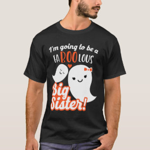 T-shirt Grosse Soeur Grossesse Faire-part mignonne Filles