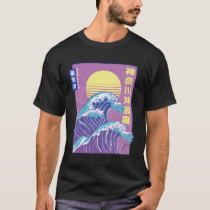 T-shirt Grosse Vague - Anime Manga Otaku Japonais Vaporwav