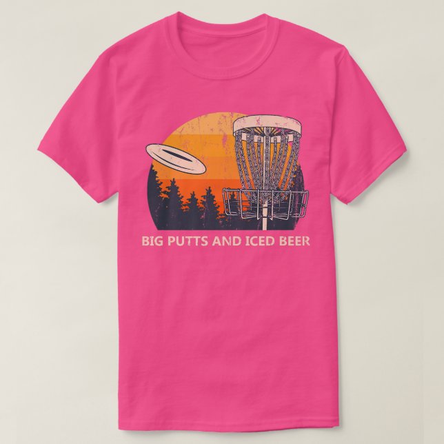 T-shirt Grosses culottes et disque de bière glacée Golf Bo (Design devant)