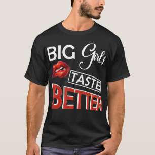T-shirt Grosses filles Goûter Meilleures lèvres Lusty Curv