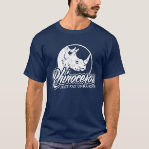 T-shirt Grosses licornes de rhinocéros juste