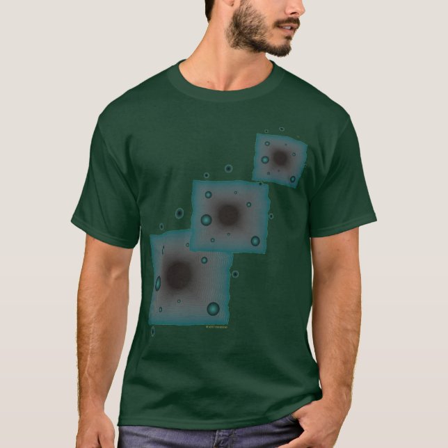 T-shirt Grosses machines Wormhole Sci Fi Art Alien trou no (Devant)