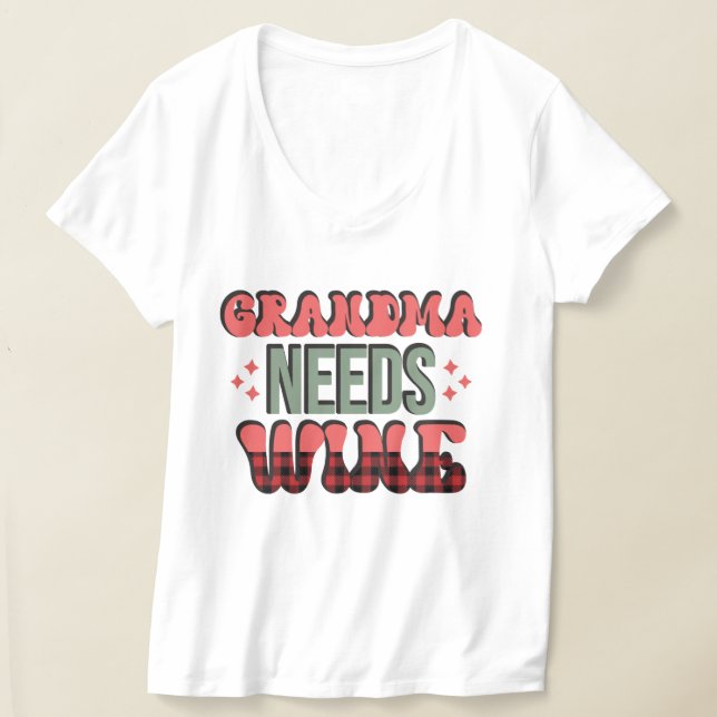 T-shirt Grossesse a besoin de vin (Poser)