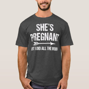 T-shirt Grossesse drôle Faire-part pour papa bébé