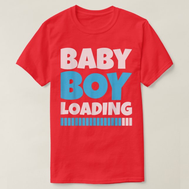 T-shirt Grossesse Faire-part bébé garçon Chargement Grosse (Design devant)