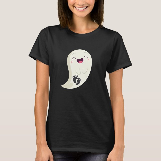 T-shirt Grossesse Faire-part Halloween Grossesse (Devant)